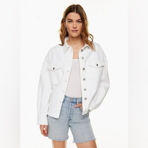 White Eddie Bauer Denim Jacket